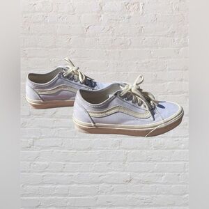 Vans Old Skool Tapered Eco Theory White Natural Shoes Size 5.5 Womens